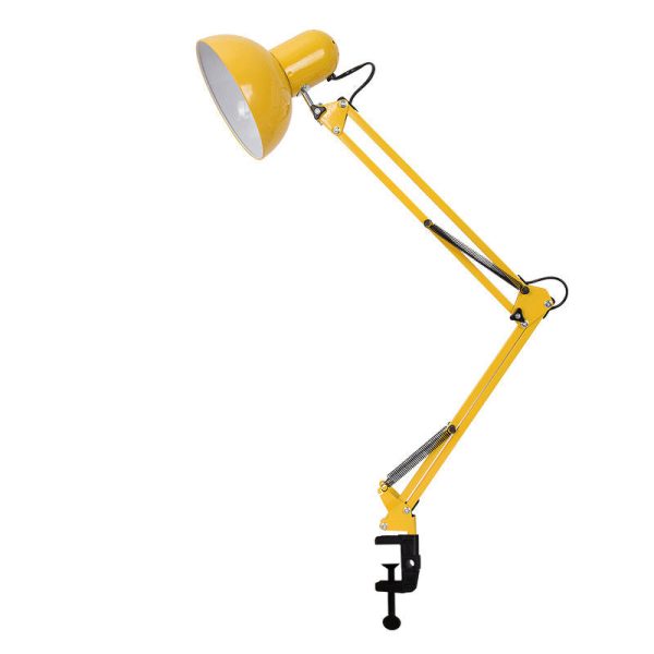 Modern Minimalist Retractable Long Arm Clip Iron ABS 1-Light Table Lamp For Bedroom - Image 11