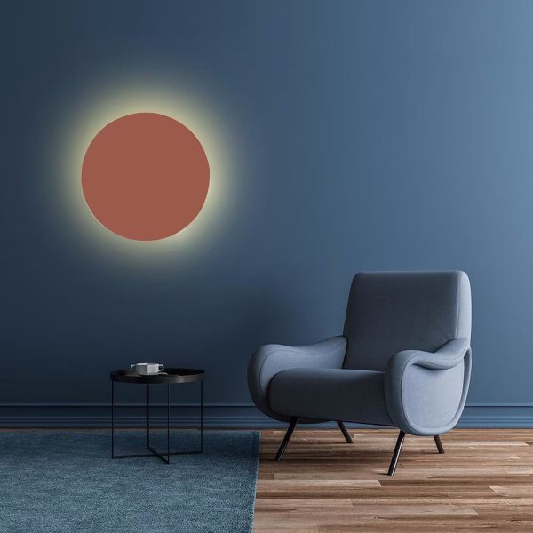 Modern Minimalist Colorful Round Iron LED Wall Sconce Lamp - Image 18