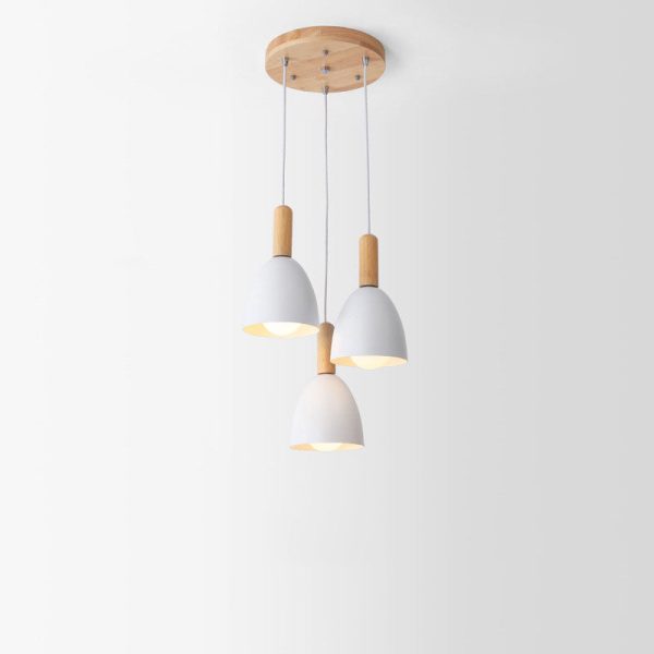 Nordic Minimalist Macaron Solid Color 1/3-Light Chandelier - Image 24