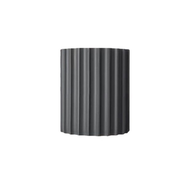 Contemporary Scandinavian Resin Half Column 2-Light Wall Sconce Lamp For Hallway - Image 16