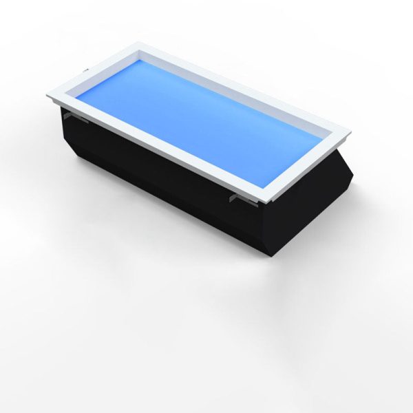 Modern Smart Blue Sky Aluminum LED Flush Mount Ceiling Light - Image 3