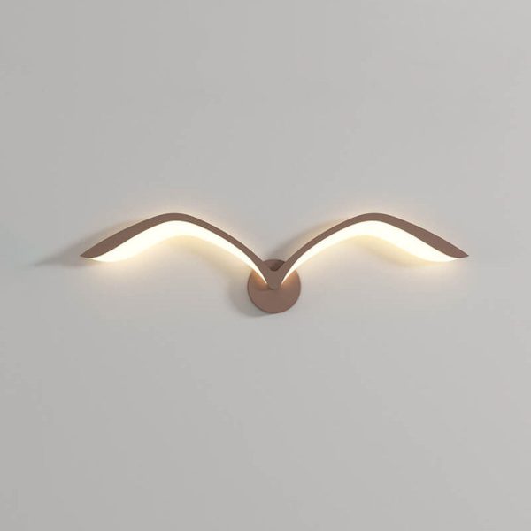 Nordic Minimalist Seagull Acrylic LED Wall Sconce Lamp - Image 20