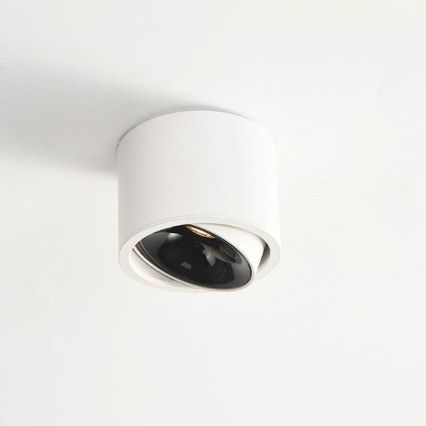 Modern Minimalist Round Spotlight Adjustable LED Flush Mount Ceiling Light - Image 18