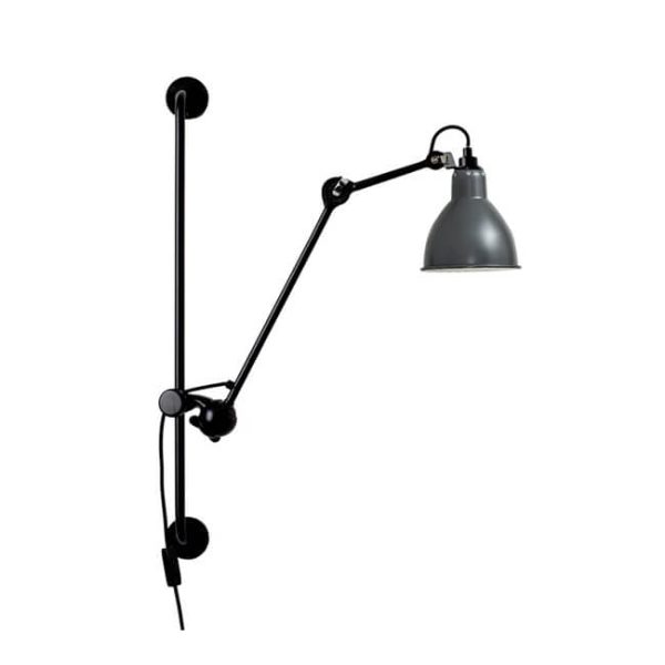 Industrial Vintage Iron Long Pole Swing Arm 1-Light Wall Sconce Lamp - Image 9