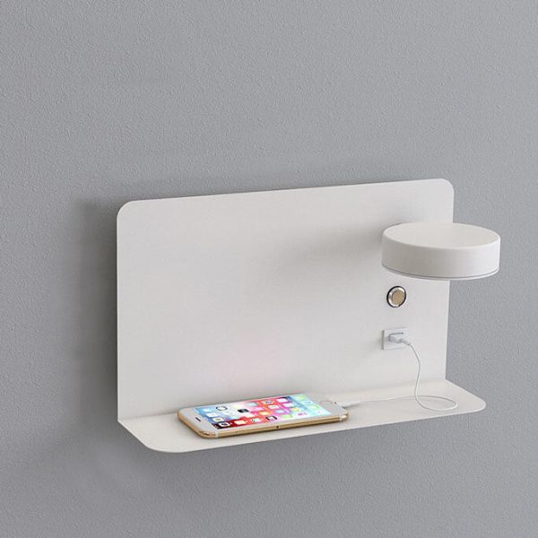 Modern Iron Square LED USB Rechargeable Wall Sconce Lamp - Image 20