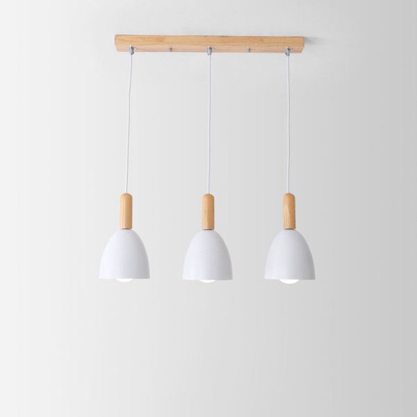 Nordic Minimalist Macaron Solid Color 1/3-Light Chandelier - Image 25