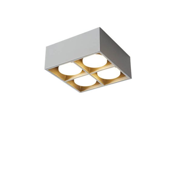 Minimalist Square Box Spotlight Iron LED Flush Mount Ceiling Light - Image 18