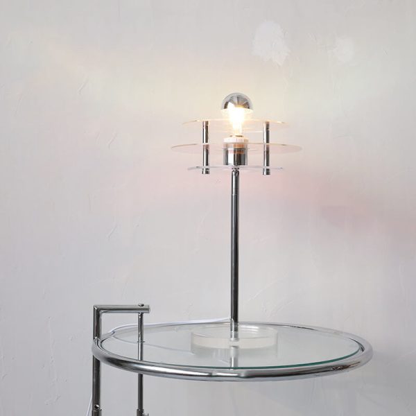 Modern Acrylic Space Saucer Design 1-Light Table Lamp - Image 6
