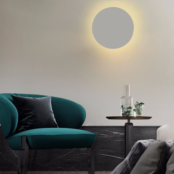 Modern Minimalist Colorful Round Iron LED Wall Sconce Lamp - Image 20