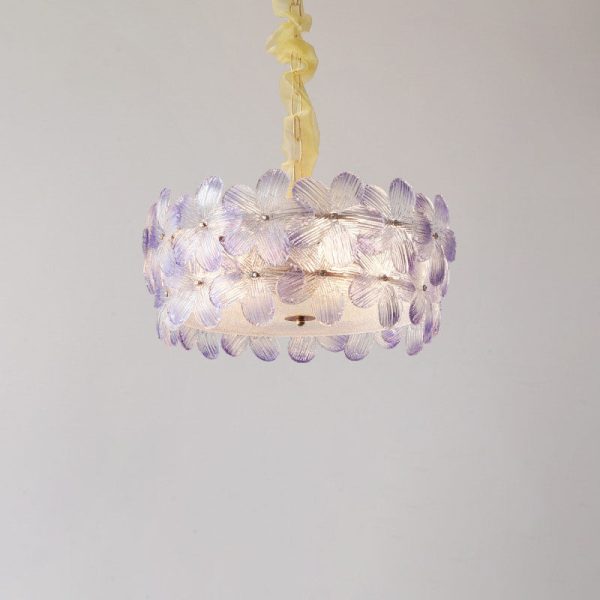 Modern Art Deco Cinquefoil Spherical Cylindrical Glass Iron 6/8 Light Chandelier For Living Room - Image 23