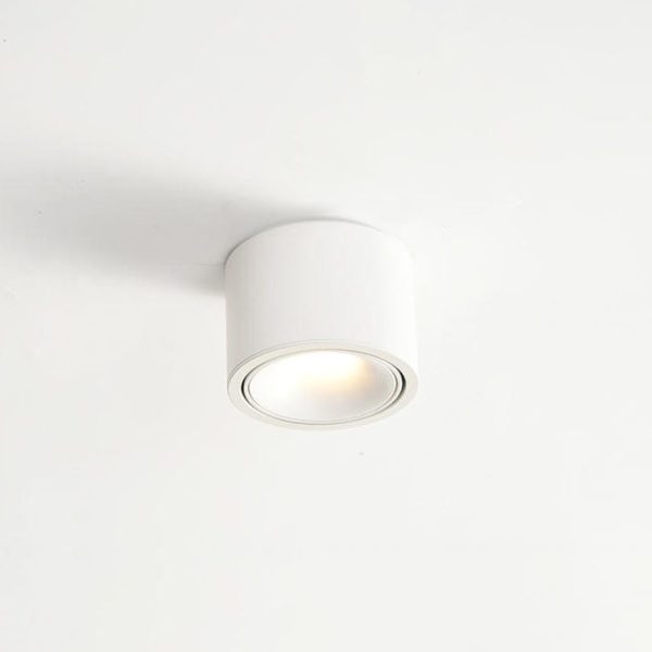 Modern Minimalist Round Spotlight Adjustable LED Flush Mount Ceiling Light - Image 19