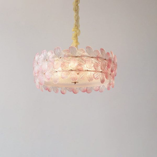 Modern Art Deco Cinquefoil Spherical Cylindrical Glass Iron 6/8 Light Chandelier For Living Room - Image 20