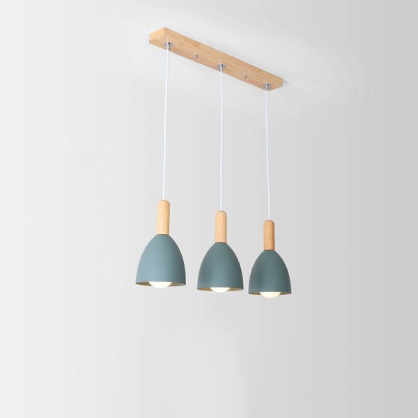 Nordic Minimalist Macaron Solid Color 1/3-Light Chandelier - Image 27