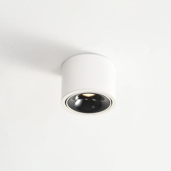 Modern Minimalist Round Spotlight Adjustable LED Flush Mount Ceiling Light - Image 20