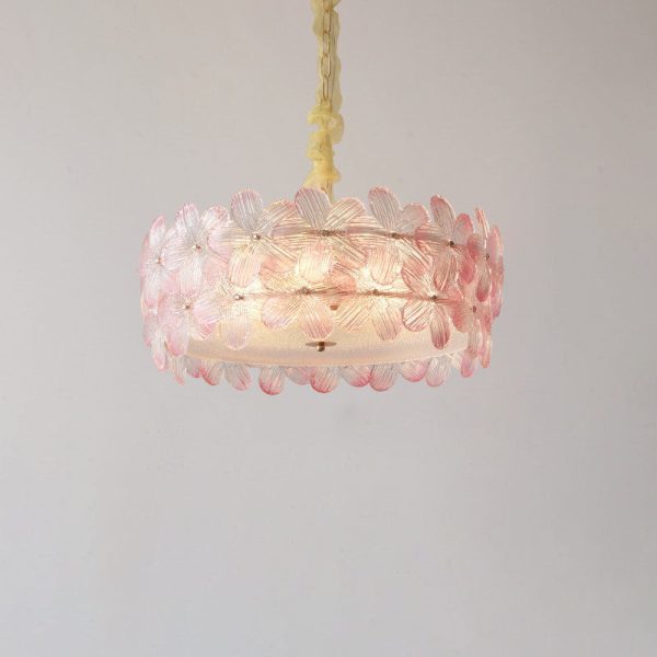 Modern Art Deco Cinquefoil Spherical Cylindrical Glass Iron 6/8 Light Chandelier For Living Room - Image 21