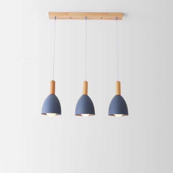 Nordic Minimalist Macaron Solid Color 1/3-Light Chandelier - Image 3