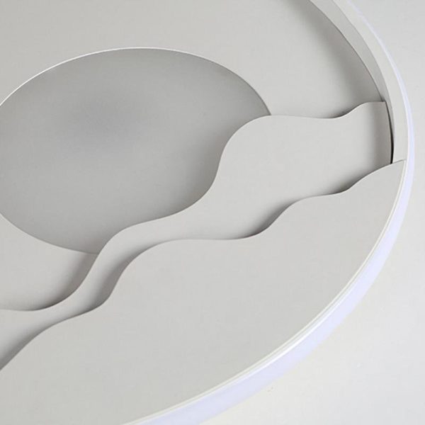 Modern LED Moon Patterned Wall Sconce - Image 6