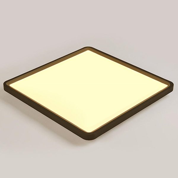 Modern Flat Industrial Black Flush Mount Ceiling Lights for Kitchen Dining Room Lighting - Image 5