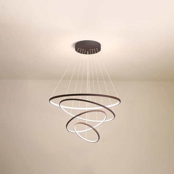 Hanging Dining Room Chandelier Modern Chandelier with Remote Control - Image 8