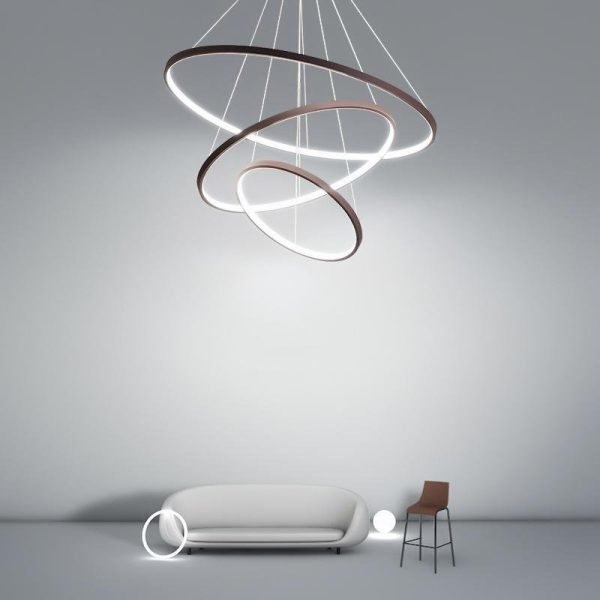 Hanging Dining Room Chandelier Modern Chandelier with Remote Control - Image 2