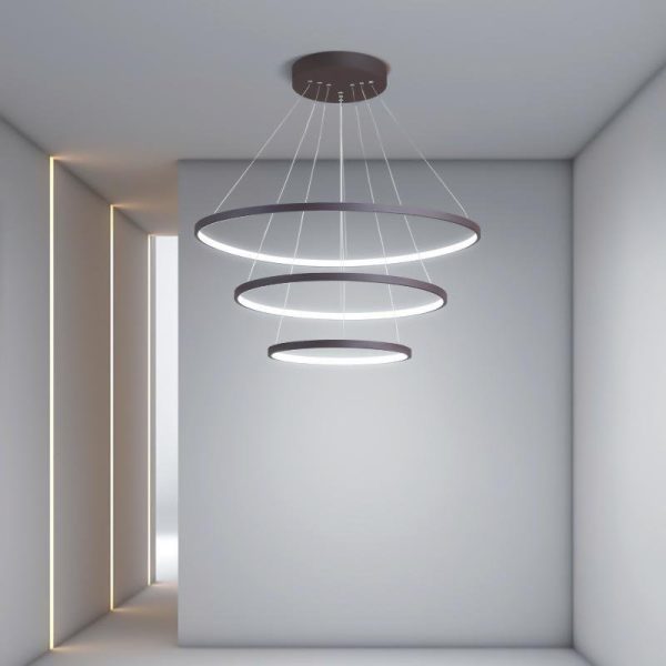 Hanging Dining Room Chandelier Modern Chandelier with Remote Control - Image 4