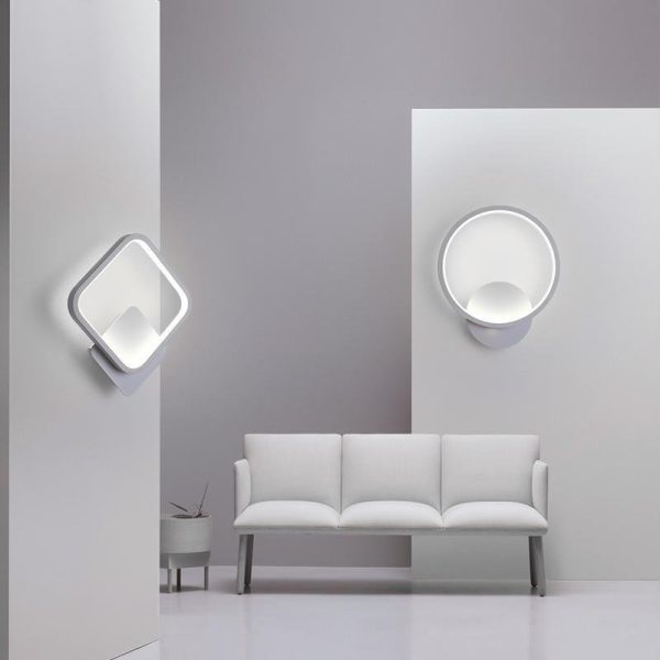 Square Soft Warm Modern Nordic Square Style LED Wall Sconce - Image 3