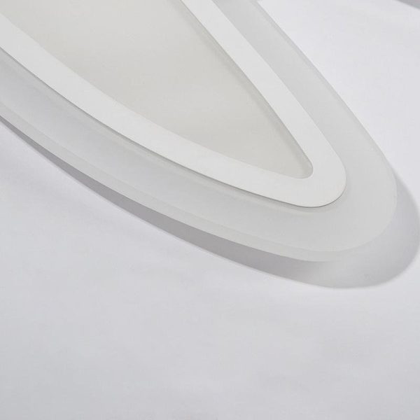 LED Aircraft Shaped Modern Flush Mount Light White Iron Ceiling Lights - Image 8