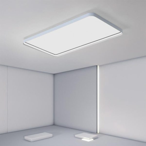 35'' Rectangular LED Modern Flush Mount Lighting for Living Room - Image 4