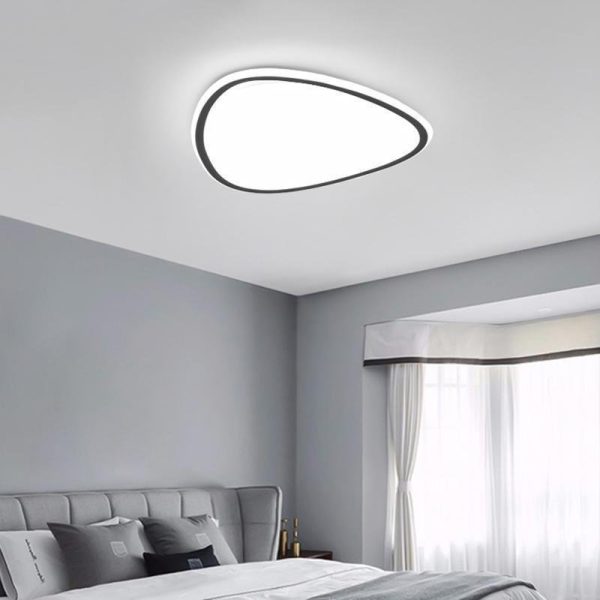 Nordic Geometric Reuleaux Triangle Modern Flush Mount Light with Remote Control - Image 2