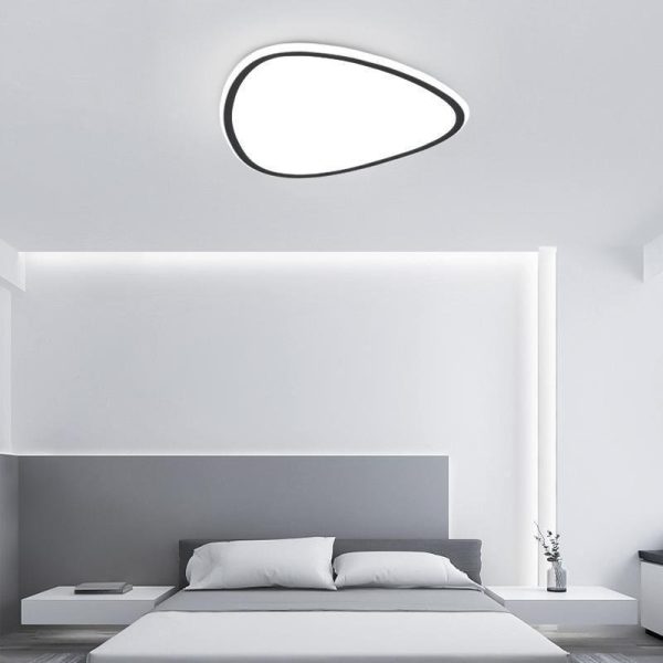 Nordic Geometric Reuleaux Triangle Modern Flush Mount Light with Remote Control - Image 4