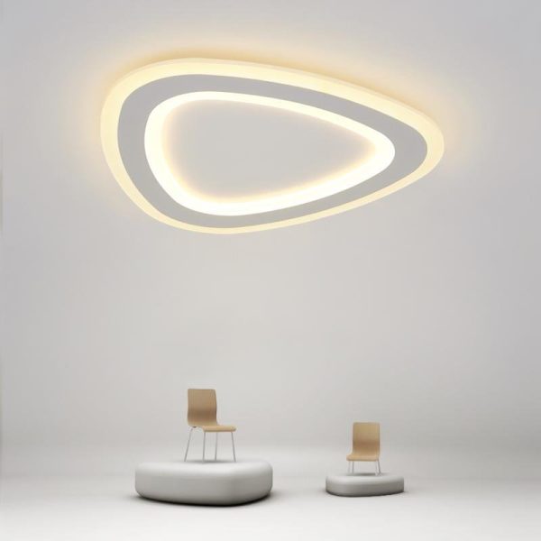 Triangle Shaped Modern Flush Mount Lights LED Ceiling Light - Image 4