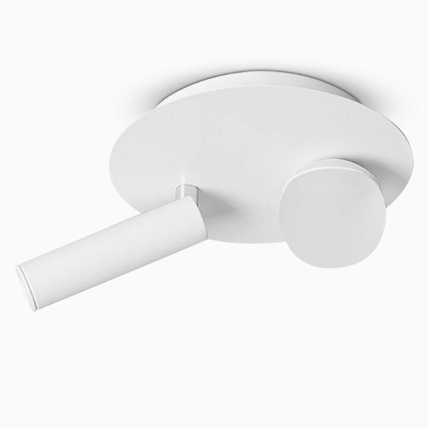 8'' Round Small Flush Mount Light with LED Bulb and Spotlight - Image 7