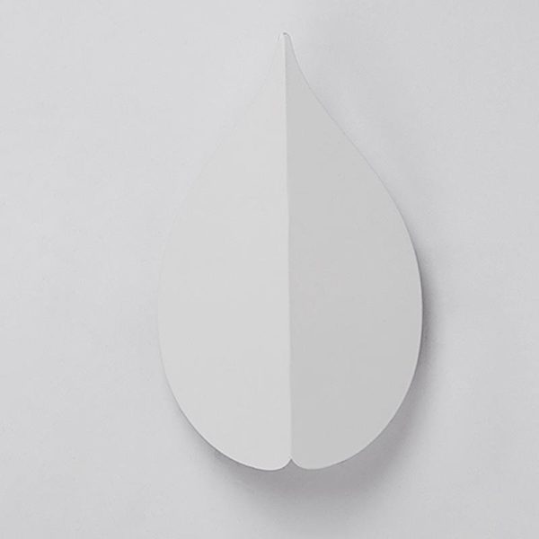 Soft Warm White Modern Leaf Shaped Wall Sconces - Image 9