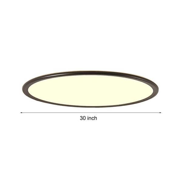 30'' Round LED Ultrathin Flush Mount Modern Lighting - Image 5