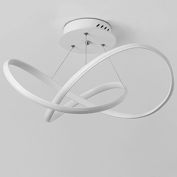 20'' LED Ribbon Modern Flush Mount Ceiling Lights for Living Room - Image 9