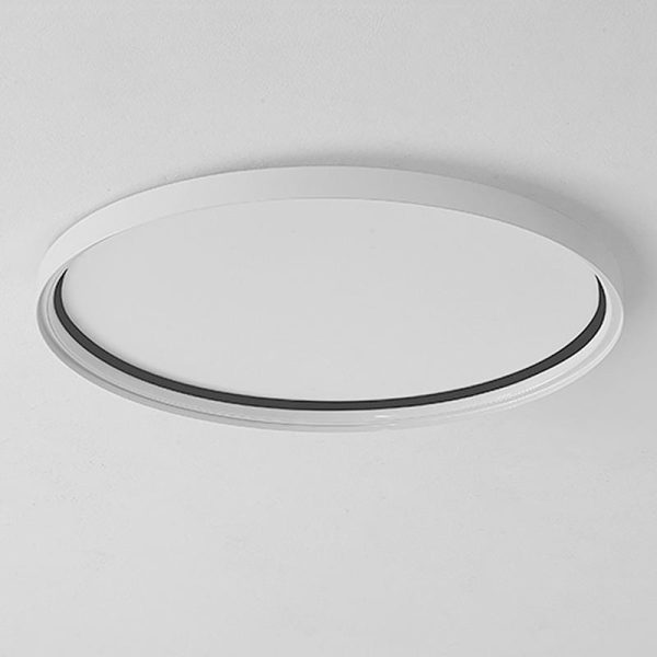 16'' Single LED Acrylic Circle Flush Mount Modern Lighting with Edge - Image 9