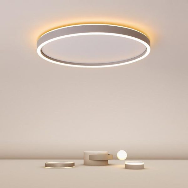 Modern Circle Halo Shaped Flush Mount Llight Bedroom Ceiling Lights - Image 3