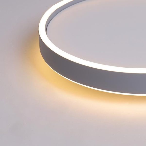Modern Circle Halo Shaped Flush Mount Llight Bedroom Ceiling Lights - Image 5