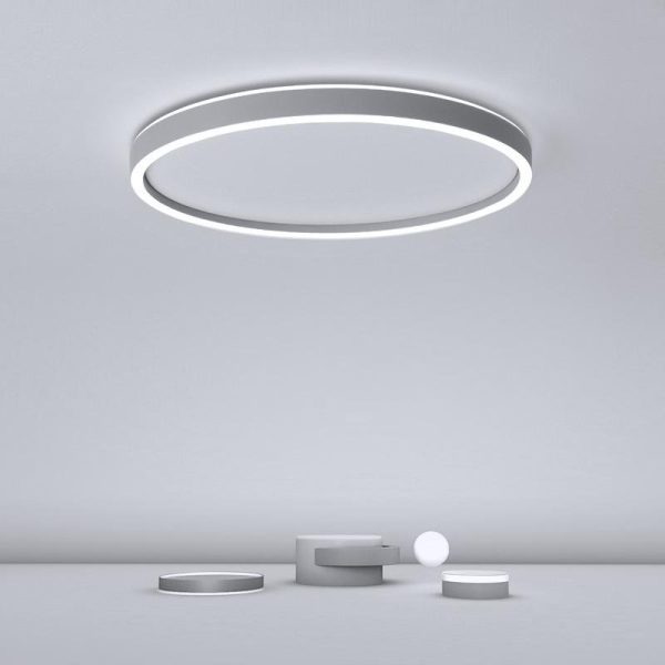 Modern Circle Halo Shaped Flush Mount Llight Bedroom Ceiling Lights - Image 4