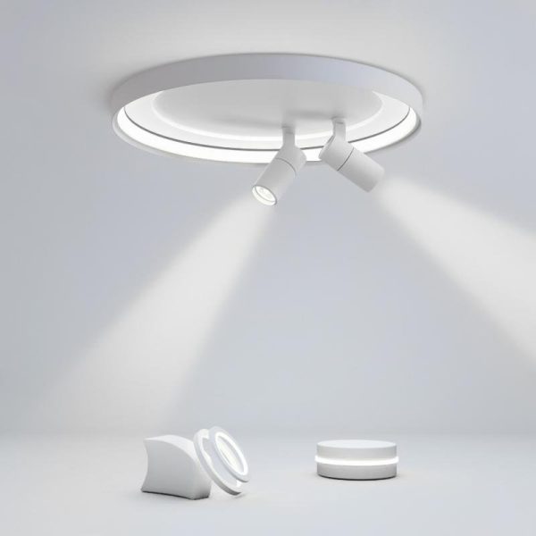 Modern Industrial Flush Mount Kitchen Lighting Spotlight Dining Room Ceiling Light - Image 2