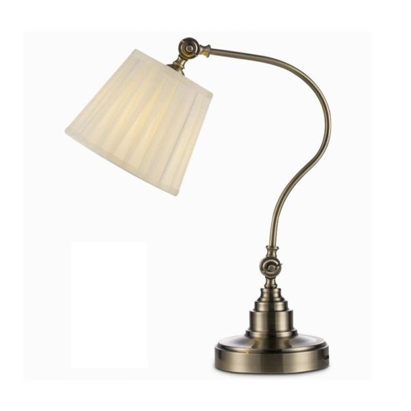 Industrial Empire-Style Metal Desk Lamp with Curved Arm and Adjustable Lighting - Image 7