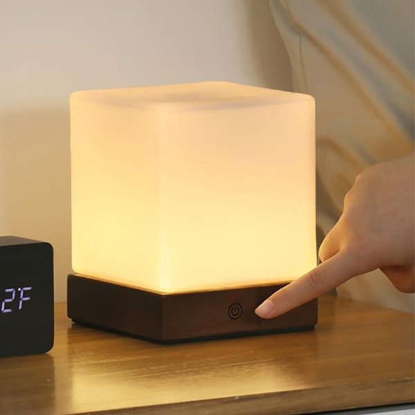Mini Cube LED Table Lamp Ambient Lighting - Image 2
