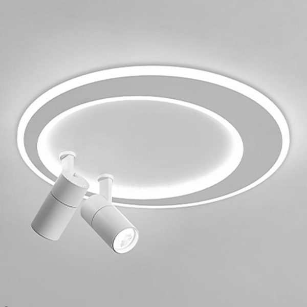 18'' LED Circular Flush Mount Modern Lighting with Spotlight - Image 7