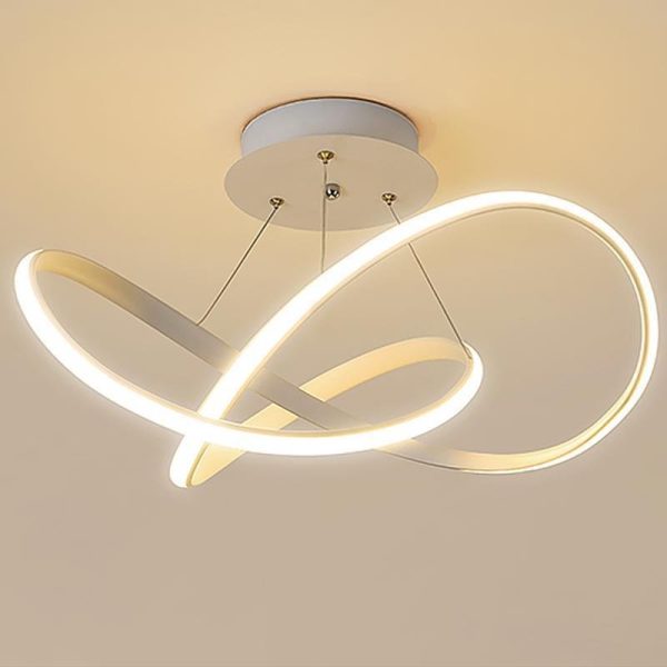 20'' LED Ribbon Modern Flush Mount Ceiling Lights for Living Room - Image 5