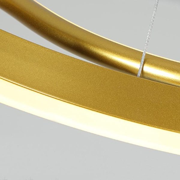 Imperial Crown Modern Chandelier Dimmable Ceiling Light with Remote - Image 15