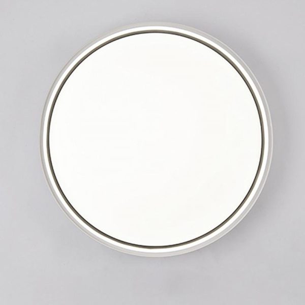 16'' Single LED Acrylic Circle Flush Mount Modern Lighting with Edge - Image 7