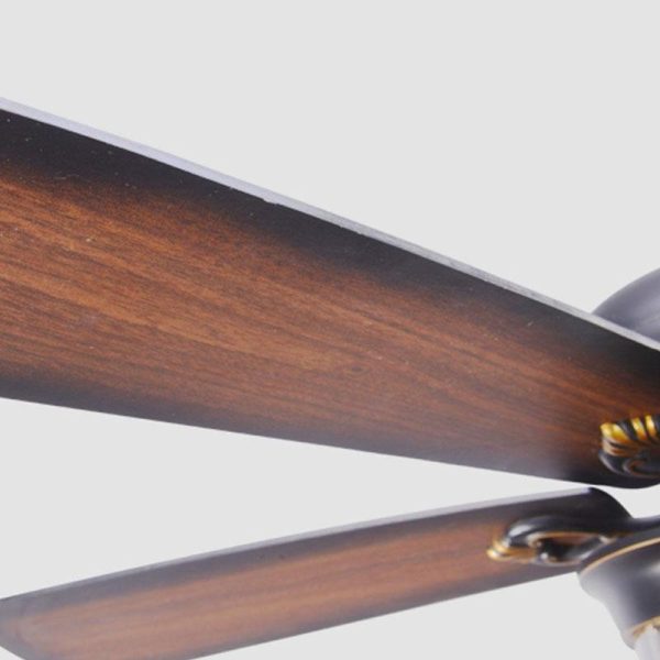 5-blade Farmhouse Style Ceiling Fan with Lights and Remote for Bedroom - Image 8
