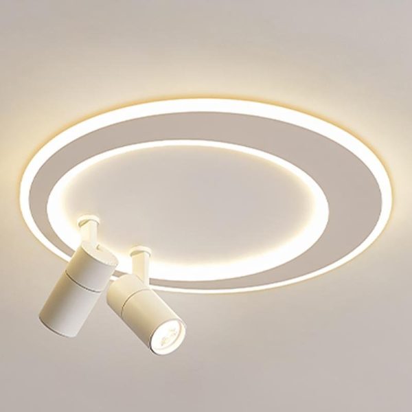 18'' LED Circular Flush Mount Modern Lighting with Spotlight - Image 5