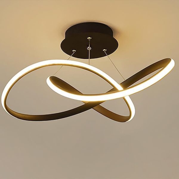 20'' LED Ribbon Modern Flush Mount Ceiling Lights for Living Room - Image 6