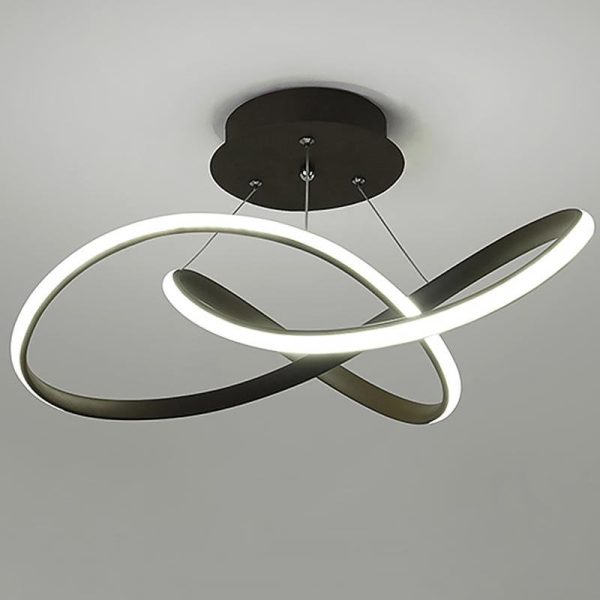 20'' LED Ribbon Modern Flush Mount Ceiling Lights for Living Room - Image 8